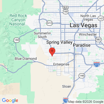 Map to Preferred Family Dentistry office in Las Vegas, NV