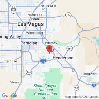 Map to The Kid's Dentist office in Henderson, NV