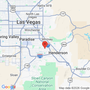 Map to Vibrant/Warm Springs Dental office in Henderson, NV