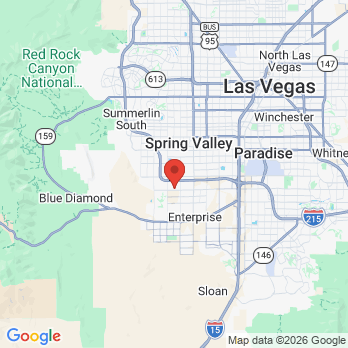 Map to Innovative Dentistry office in Las Vegas, NV