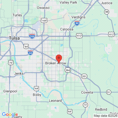 Map to  office in Broken Arrow, OK