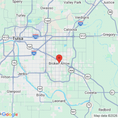 Map to  office in Broken Arrow, OK