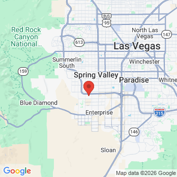 Map to Mountain West Dental Specialists Pediatric Dentistry and Family Orthodontics office in Las Vegas, NV