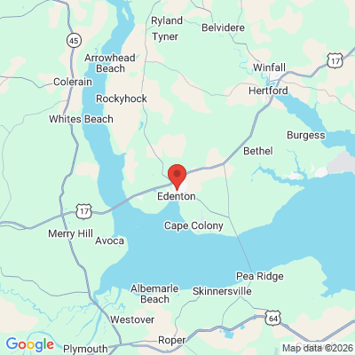 Map to  office in Edenton, NC