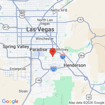 Map to Perrone Dental office in Henderson, NV