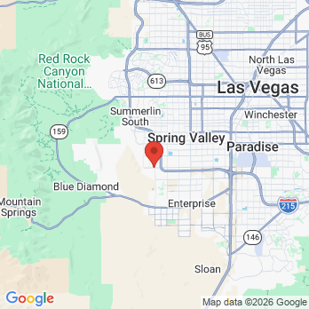 Map to Precision Dental office in Las Vegas, NV