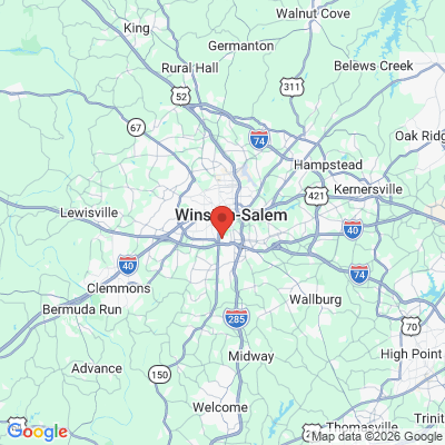 Map to  office in Winston Salem, NC
