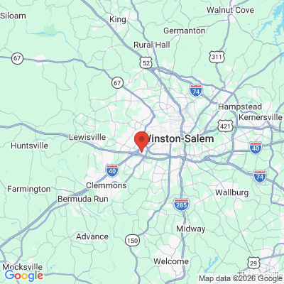 Map to  office in Winston Salem, NC