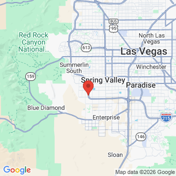 Map to True Dentistry office in Las Vegas, NV