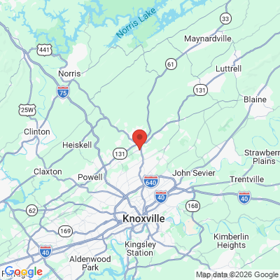 Map to  office in Knoxville, TN