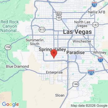 Map to Hi-Tech Dental Care office in Las Vegas, NV