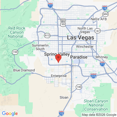 Map to Hi-Tech Dental Care office in Las Vegas, NV