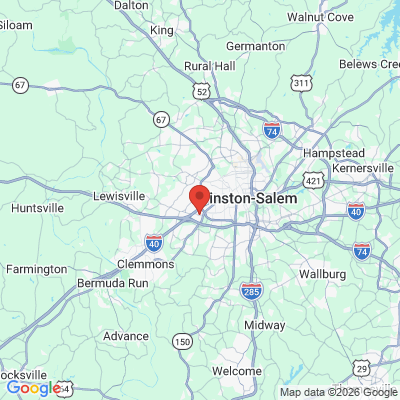 Map to  office in Winston Salem, NC