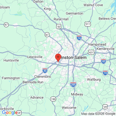 Map to  office in Winston Salem, NC