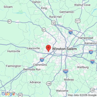 Map to  office in Winston Salem, NC