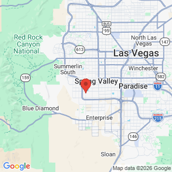 Map to The Art of Braces office in Las Vegas, NV