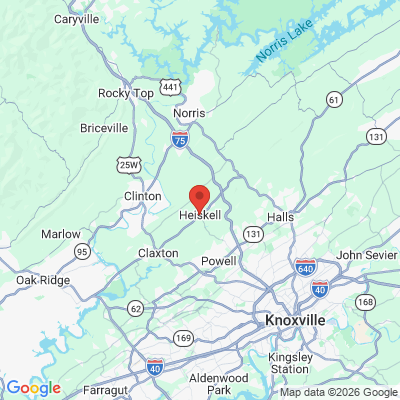 Map to  office in Heiskell, TN