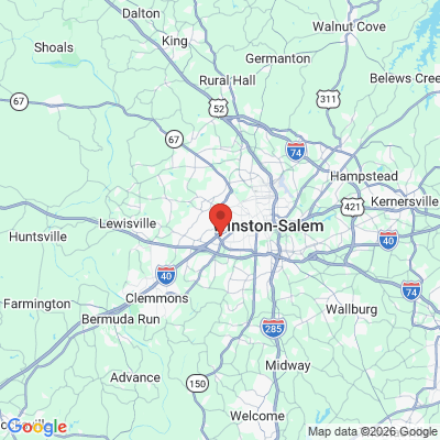Map to  office in Winston Salem, NC