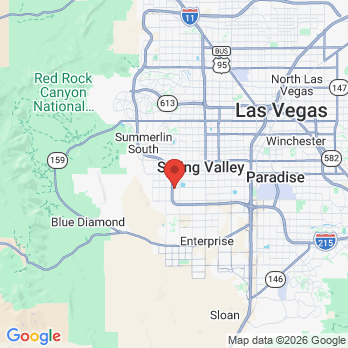 Map to Kruyer Dental  office in Las Vegas, NV