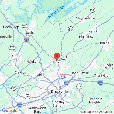 Map to  office in Knoxville, TN