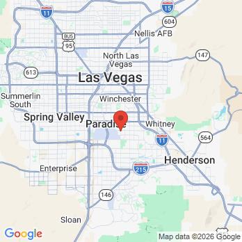Map to Carrington College office in las vegas, NV