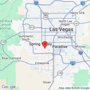Map to Desert Springs Dental Care office in Las Vegas, NV