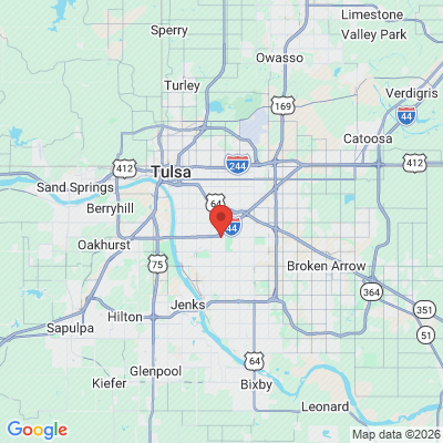Map to  office in Tulsa, OK