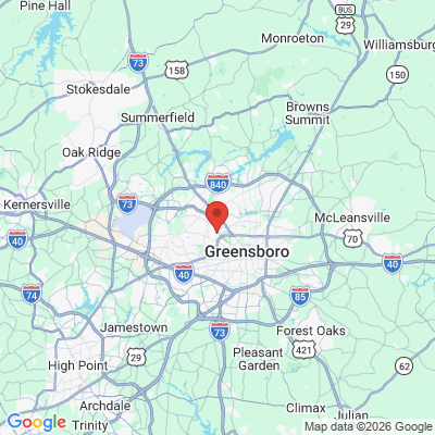 Map to  office in Guilford, NC