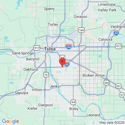 Map to  office in Tulsa, OK