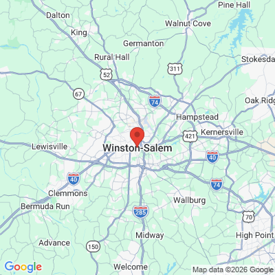 Map to  office in Winston Salem, NC