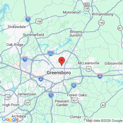 Map to  office in Greensboro, NC