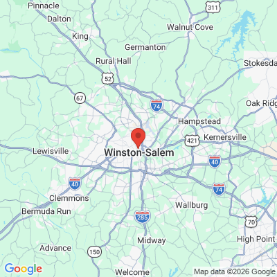 Map to  office in Winston Salem, NC