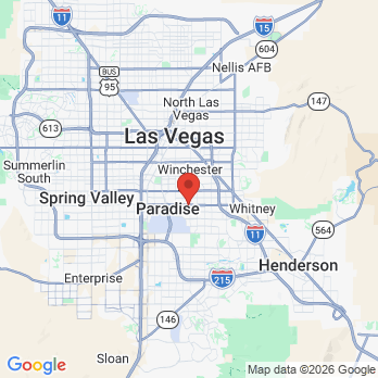 Map to Sky Island Dental  office in Las Vegas, NV