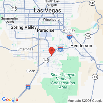 Map to Christensen Dental office in Henderson, NV
