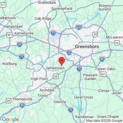 Map to  office in Greensboro, NC