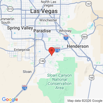 Map to Children's Dentistry Foundation office in Henderson, NV