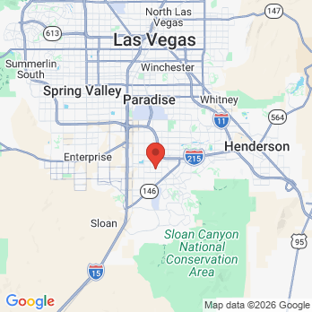 Map to Modern Dental Care office in Las Vegas, NV