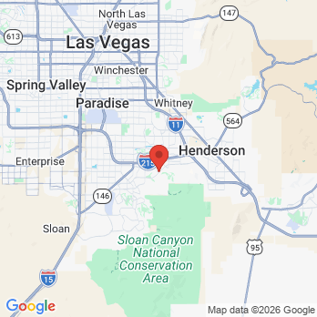 Map to AVIVA Dental Implant Center office in Henderson, NV