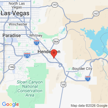 Map to Amber Hills Dental office in Henderson, NV