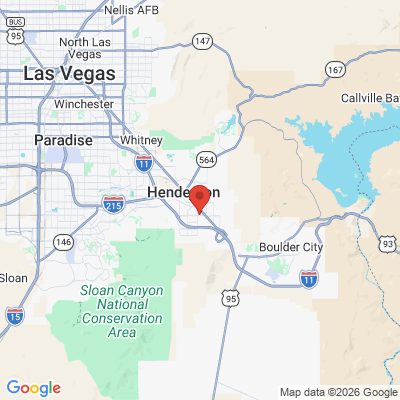 Map to Amber Hills Dental office in Henderson, NV