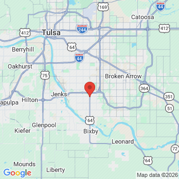 Map to Patel Raj M - DDS office in Tulsa, OK