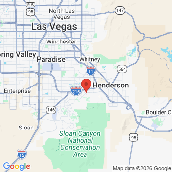 Map to Black Mountian Dental office in Henderson, NV