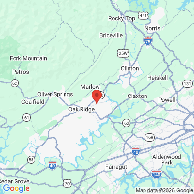 Map to  office in Oak Ridge, TN