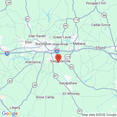 Map to  office in Graham, NC