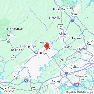 Map to  office in Oak Ridge, TN