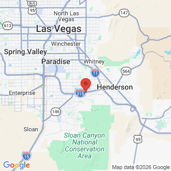 Map to Desert Dental office in Henderson, NV