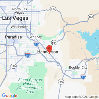 Map to Henderson Family Dental office in Henderson, NV