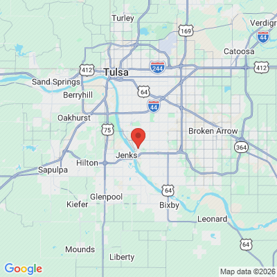 Map to  office in Tulsa, OK
