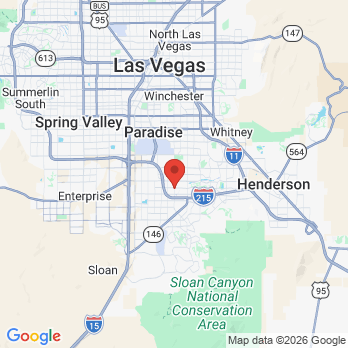Map to Chris Cozine DDS office in Las Vegas, NV