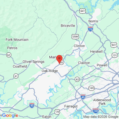 Map to  office in Oak Ridge, TN